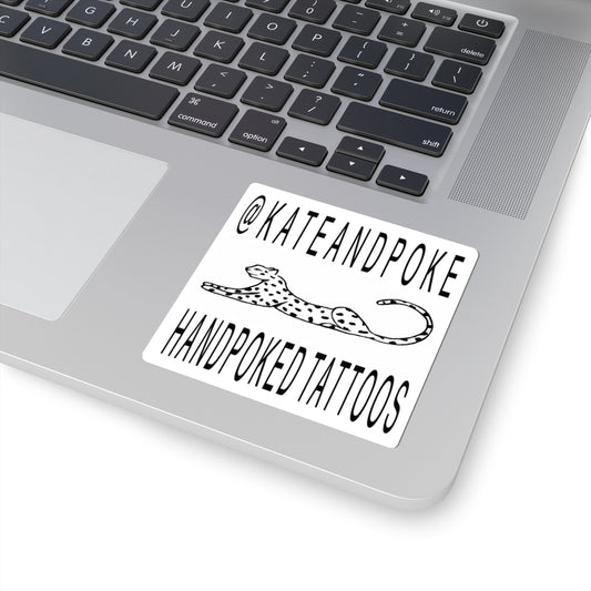 KATEANDPOKE Handpoked Tattoos Sticker