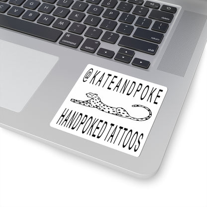 KATEANDPOKE Handpoked Tattoos Sticker